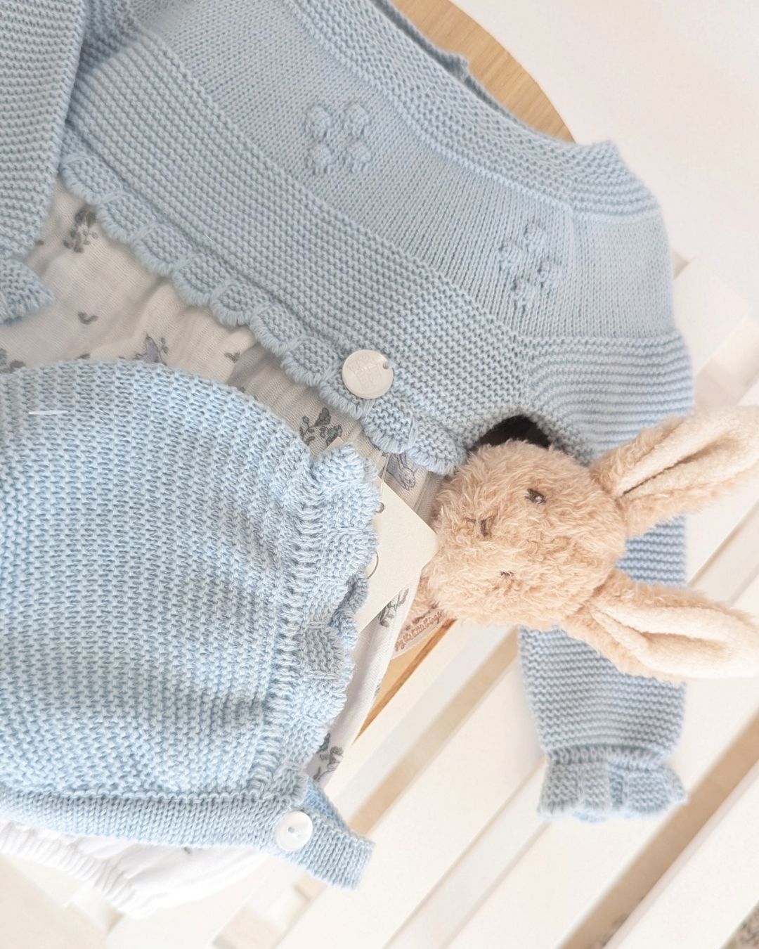 Pelele Punto Conejitos Cielo 1145 - Primbaby