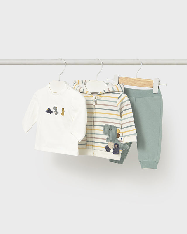 Chándal 3 Piezas Dino Verde 2623 - Mayoral