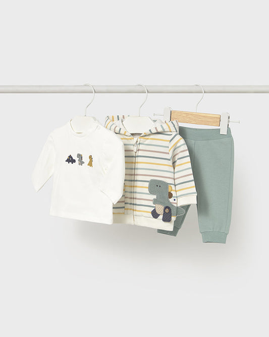 Chándal 3 Piezas Dino Verde 2623 - Mayoral