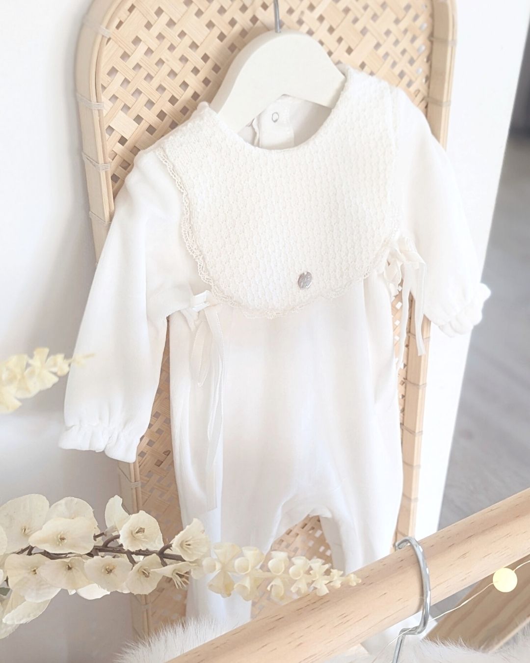 Pelele Tundosado Ternura Crudo - Paz Rodriguez