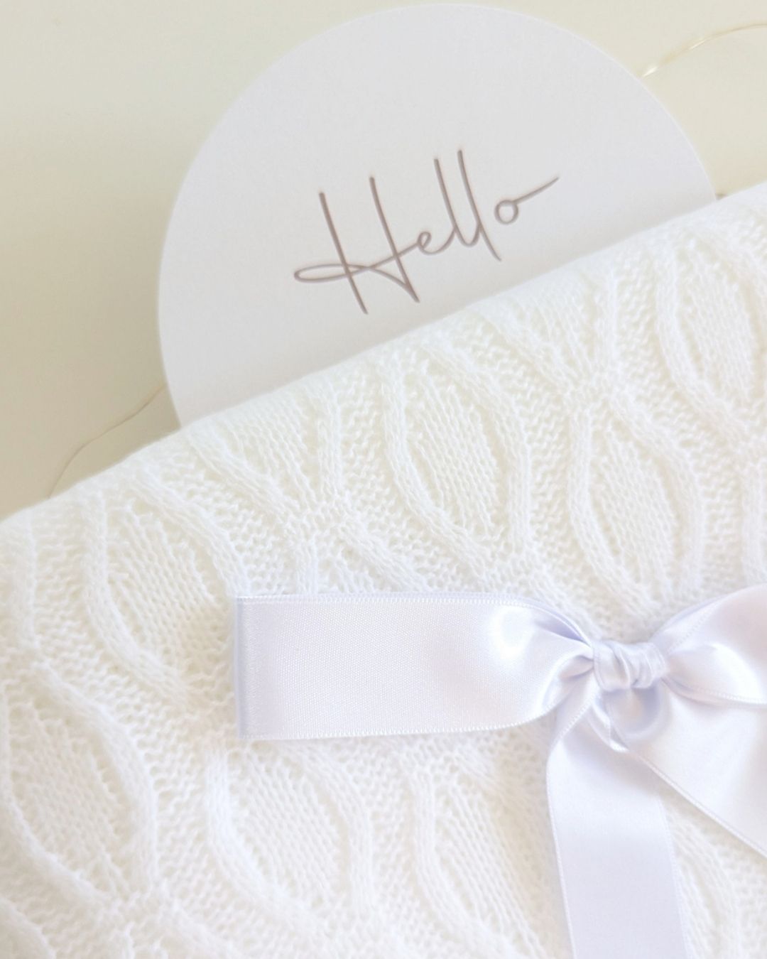 Chal Aranes Volante Rombos Blanco - Juliana