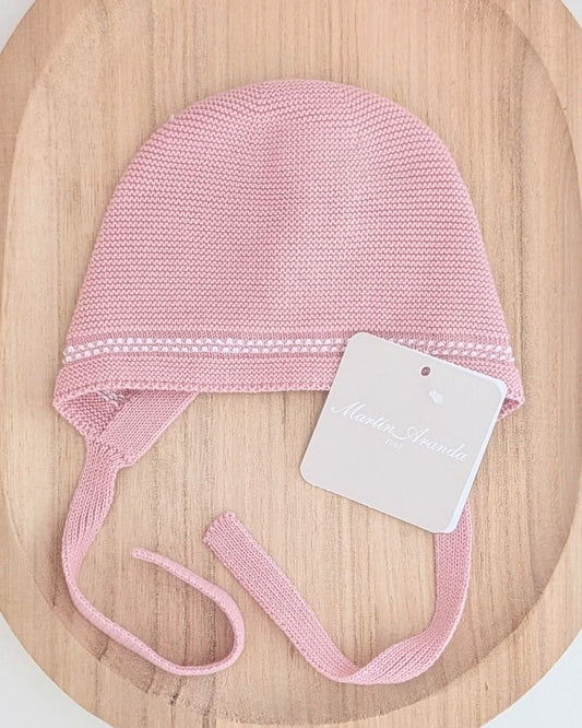 Capota Bebé hilo MONTREAL Rosa Empolvado - Martín Aranda