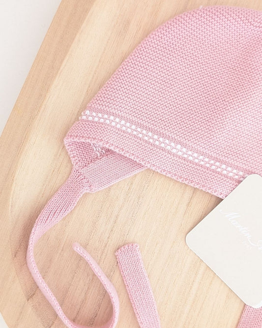 Capota Bebé hilo MONTREAL Rosa Empolvado - Martín Aranda