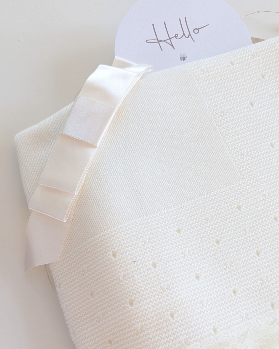 Mantita Bebe Valencie Crudo - Colección Dulzura Juliana