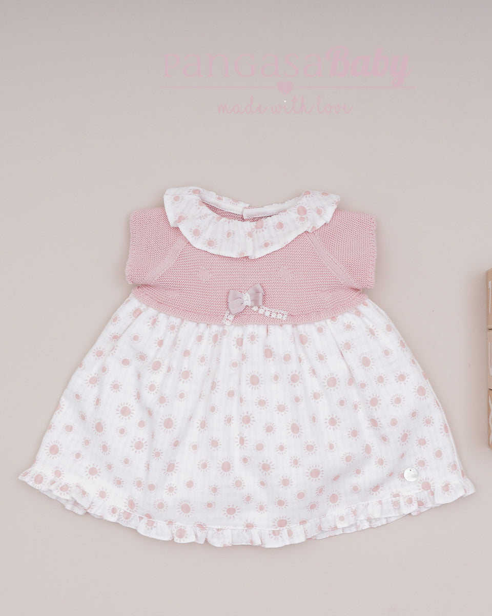 Vestido Sol Rosa Empolvado Familia Sunnny Love - Pangasa Baby