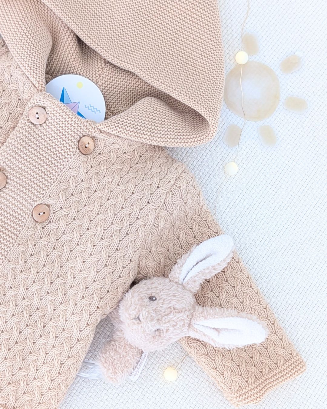 Trenka Bebé Lana Camel