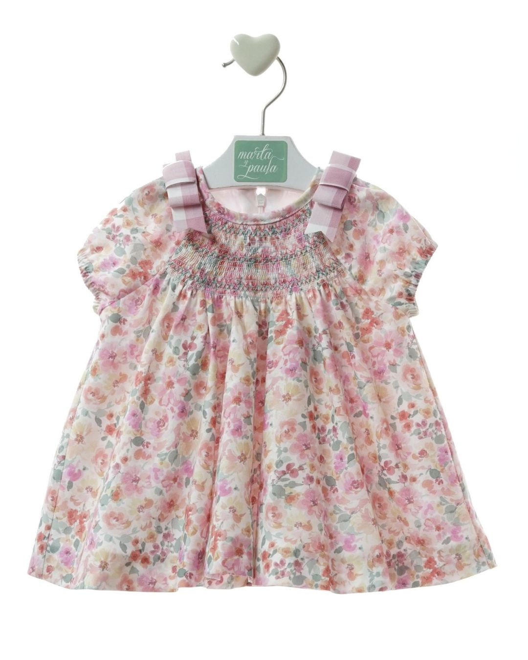 Vestido Bebe con braguita Familia SAKURA 0330MVER-26 - Marta y Paula