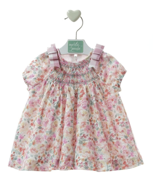 Vestido Bebe con braguita Familia SAKURA 0330MVER-26 - Marta y Paula