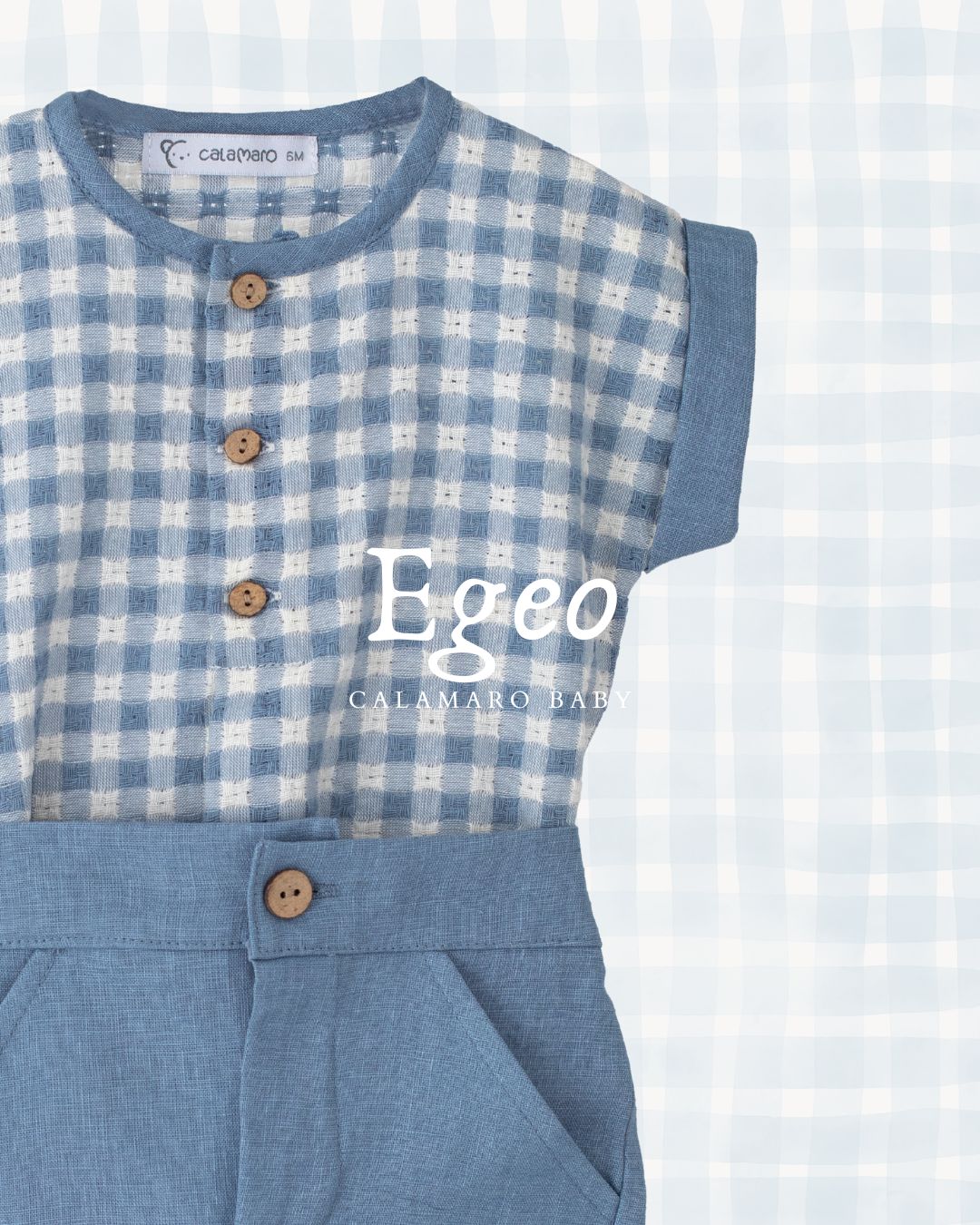 Conjunto Pantalon Egeo Azul - Calamaro