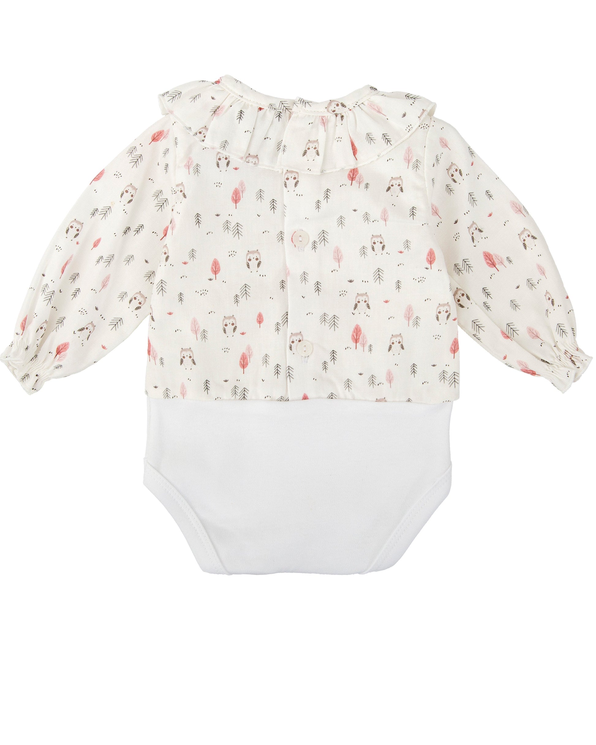 Body Bebe Cuello Volante Tundra Maquillaje - Babidu