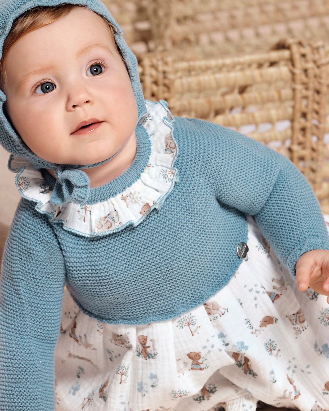 Jesusito Animalitos Azul Nube Colección Trazos de Juliana