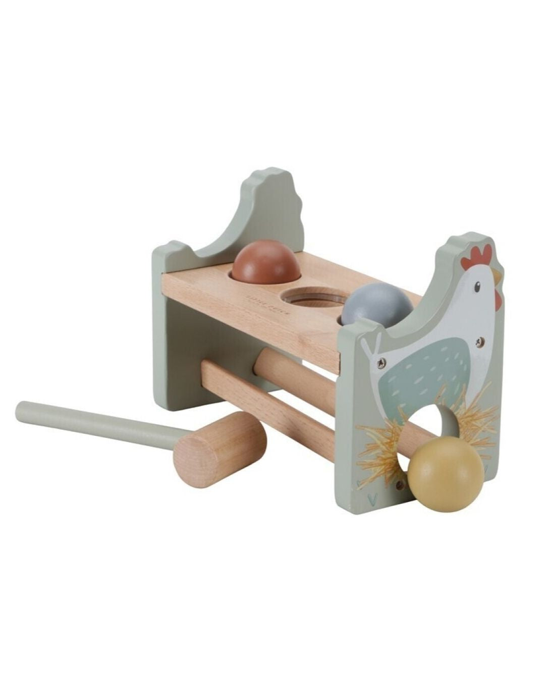 Banco De Golpeo Con Bola Pequeña Granja - Little Dutch