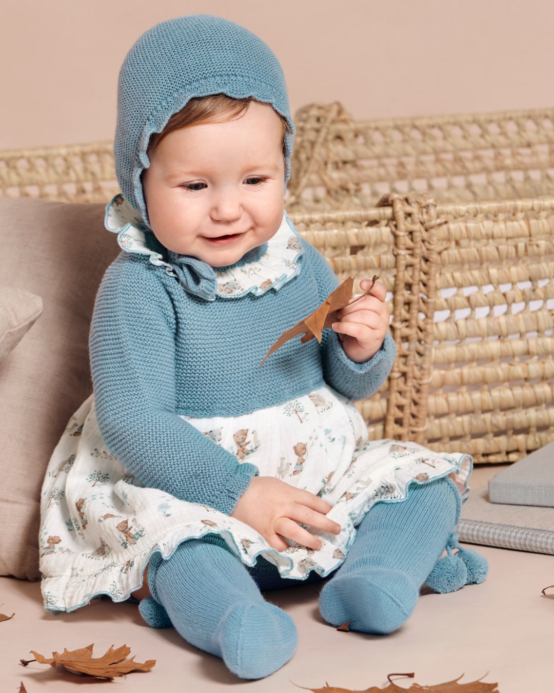 Jesusito Animalitos Azul Nube - Colección Trazos de Juliana