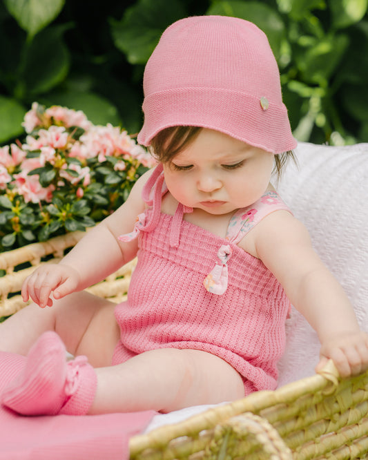 Ranita y Sombrero Punto Flor - Paz Rodriguez