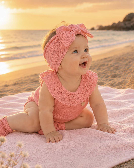 Peto Volante Verano Coral - Pangasa Baby