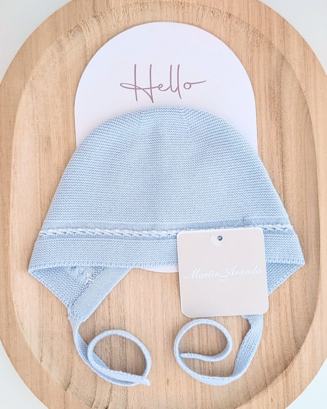 Capota Bebé hilo OTTAWA Azul Francia - Martín Aranda