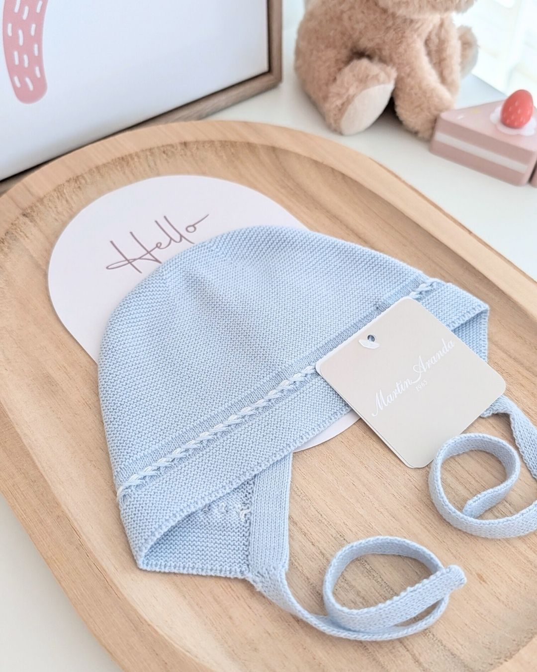 Capota Bebé hilo OTTAWA Azul Francia - Martín Aranda