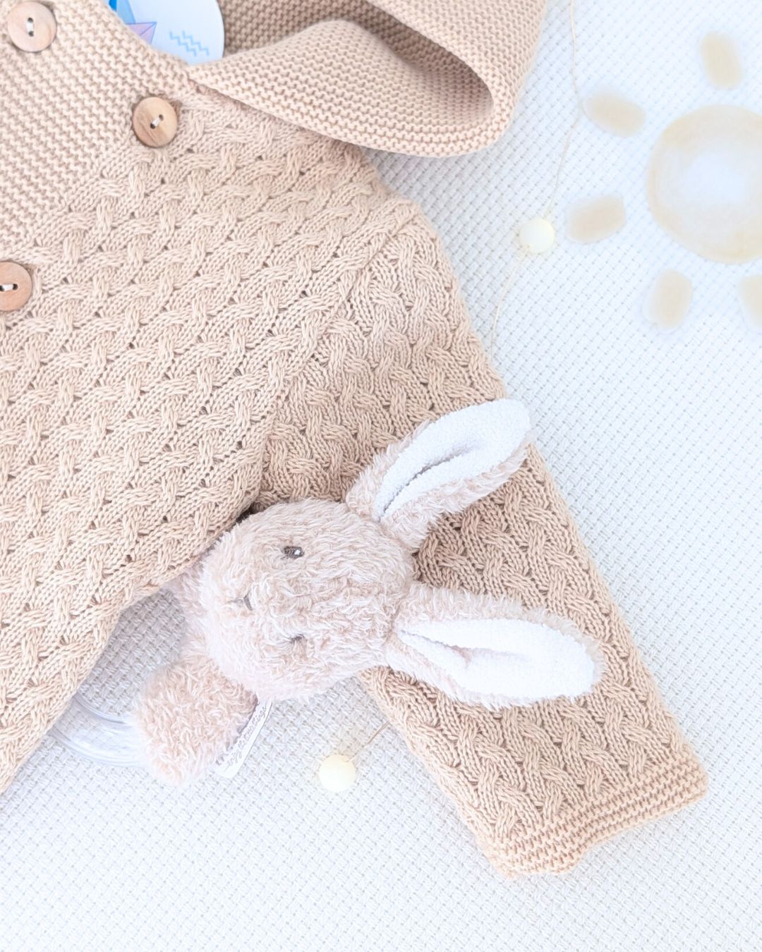 Trenka Bebé Lana Camel