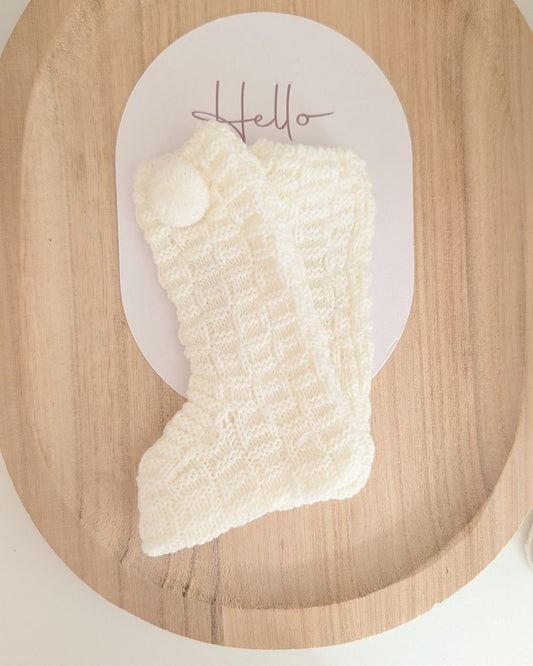 Bota Cuadritos Crudo - Juliana