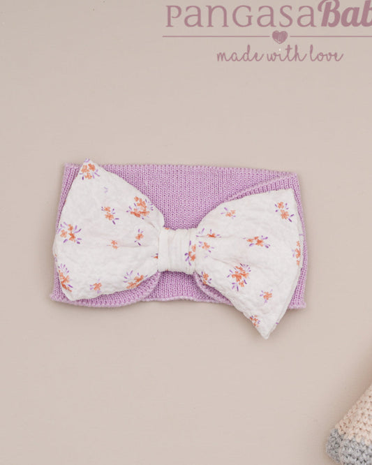 Diadema Flores Lila - Pangasa Baby
