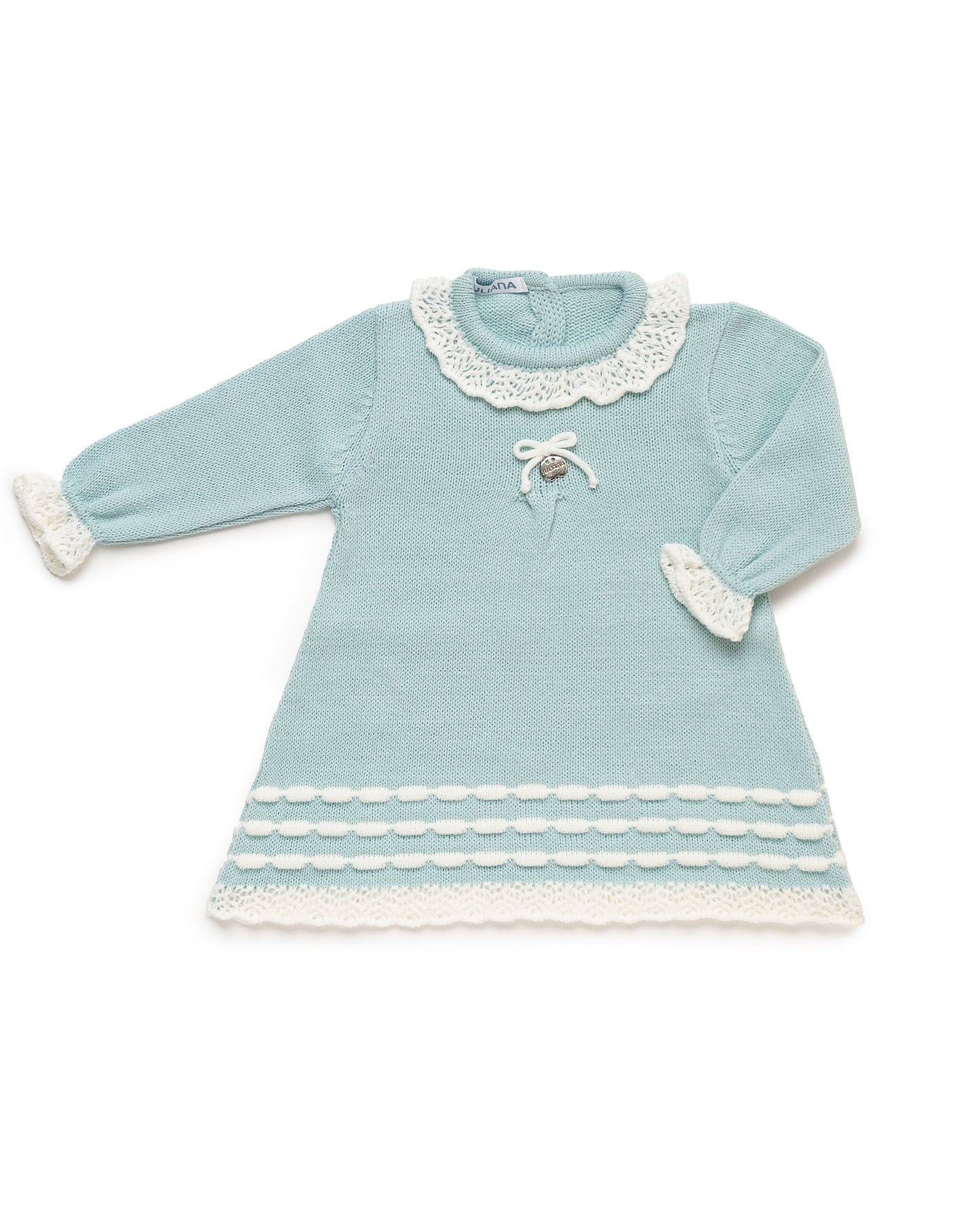 Vestido Punto Verdeagua 25669 - Colección Silencio de Juliana