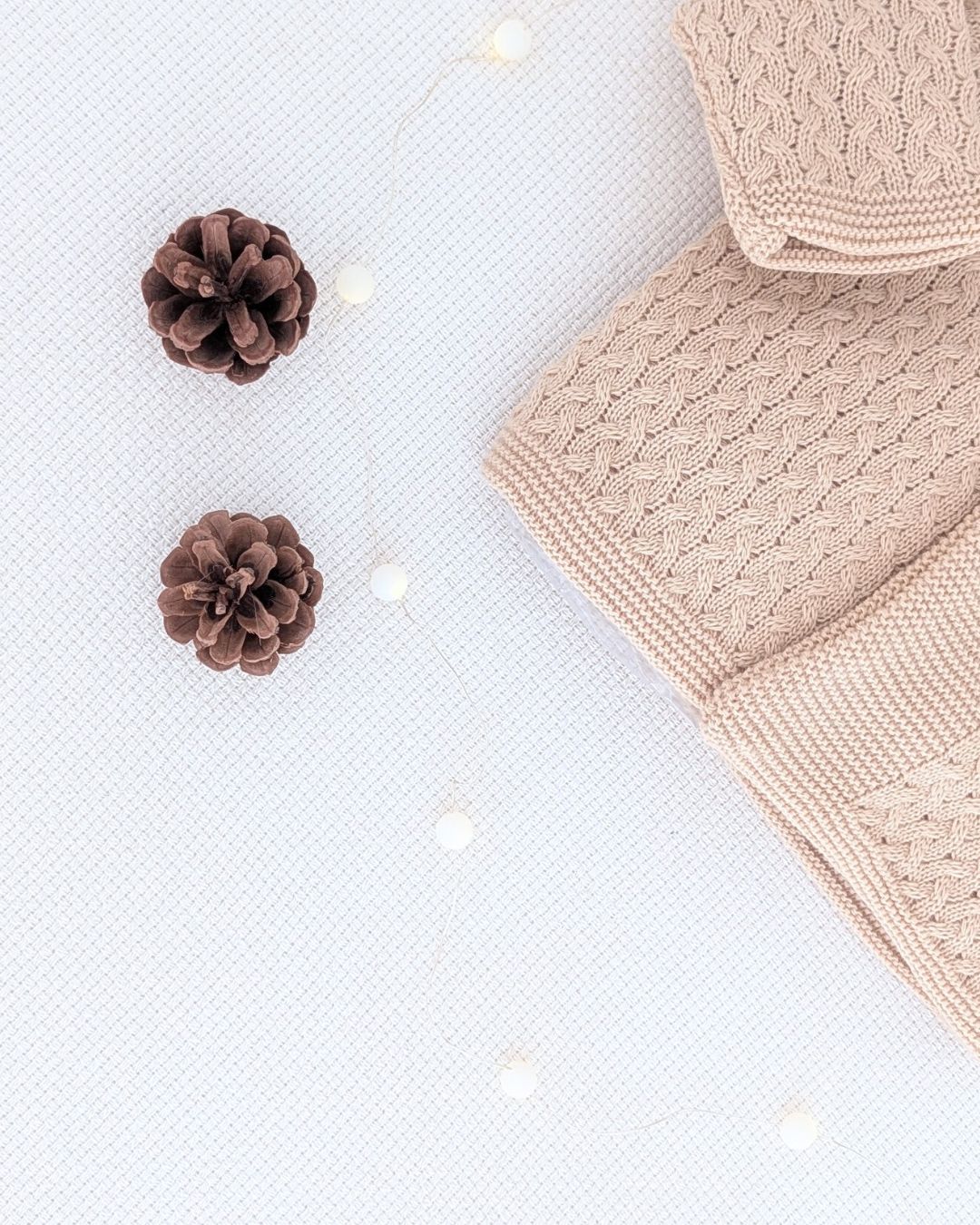 Trenka Bebé Lana Camel