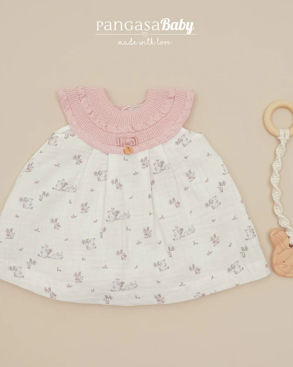 Vestido conejos moceta 2602333 - Pangasa Baby