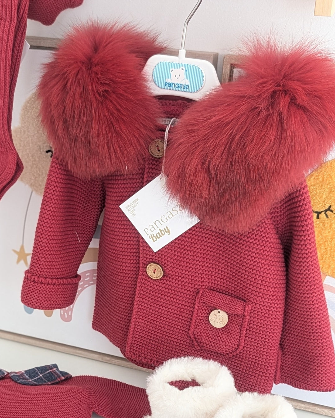 Trenka Luxury Pelo Granate - Pangasa Baby