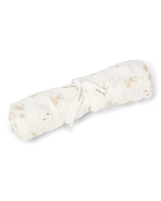 Muselina 120x120 Baby Bunny - Little Dutch