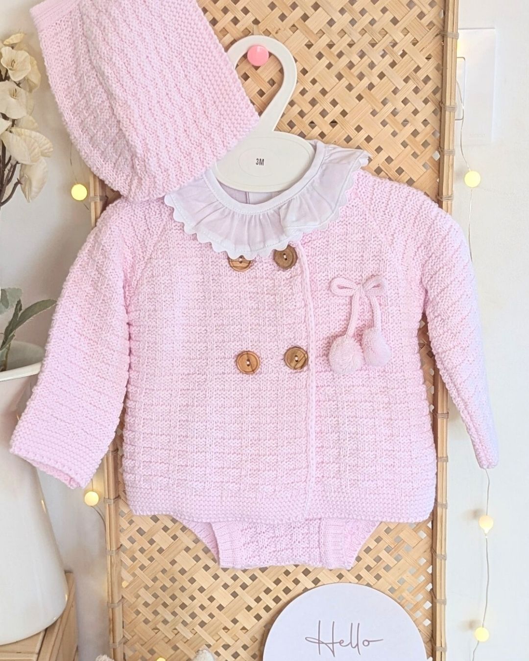 Conjunto Punto 4P Aguamarga Rosa Bebé 27113