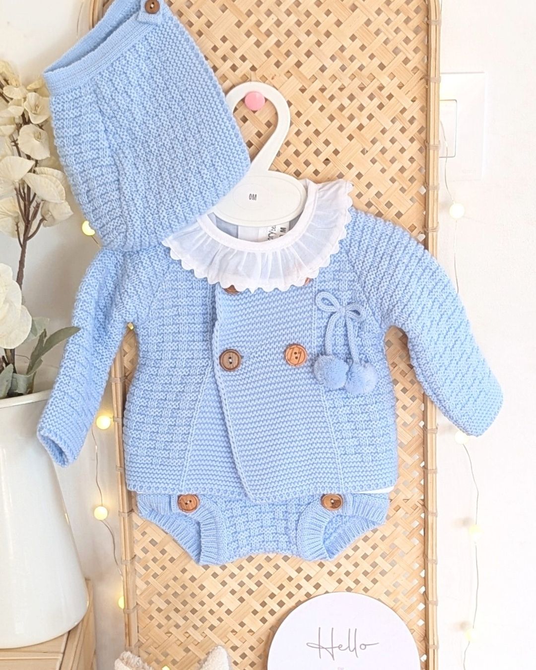 Conjunto Punto 4P Genoveses Celeste 27114