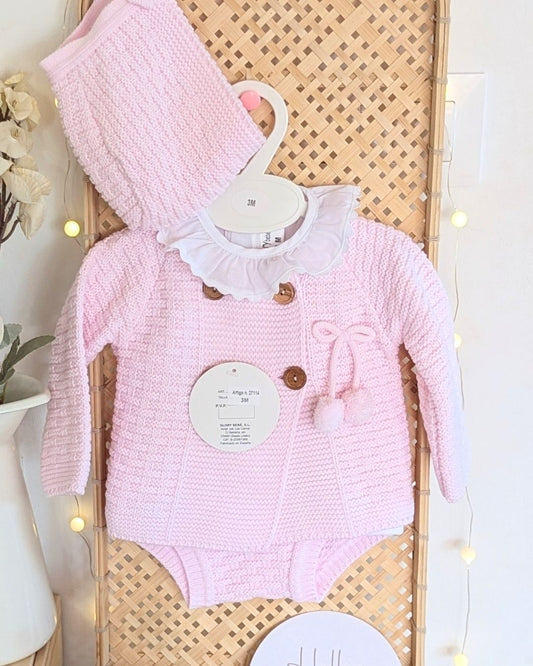 Conjunto Punto 4P Genoveses Rosa Bebé 27114