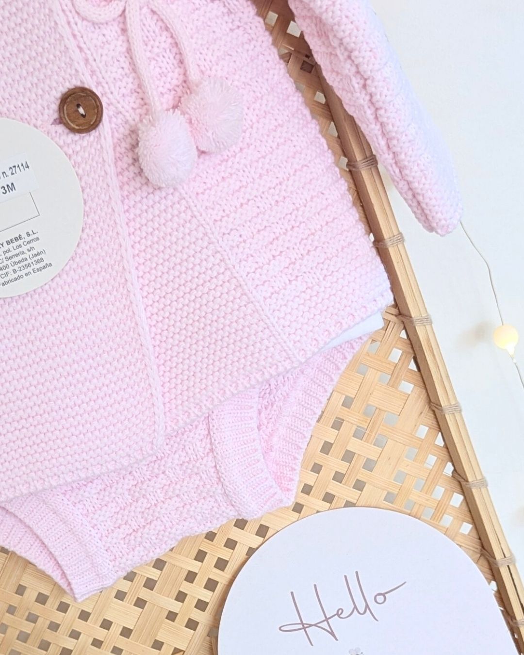 Conjunto Punto 4P Genoveses Rosa Bebé 27114