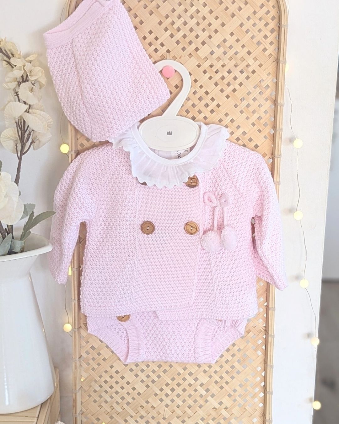 Conjunto Punto 4P Mónsul Rosa Bebé 27117