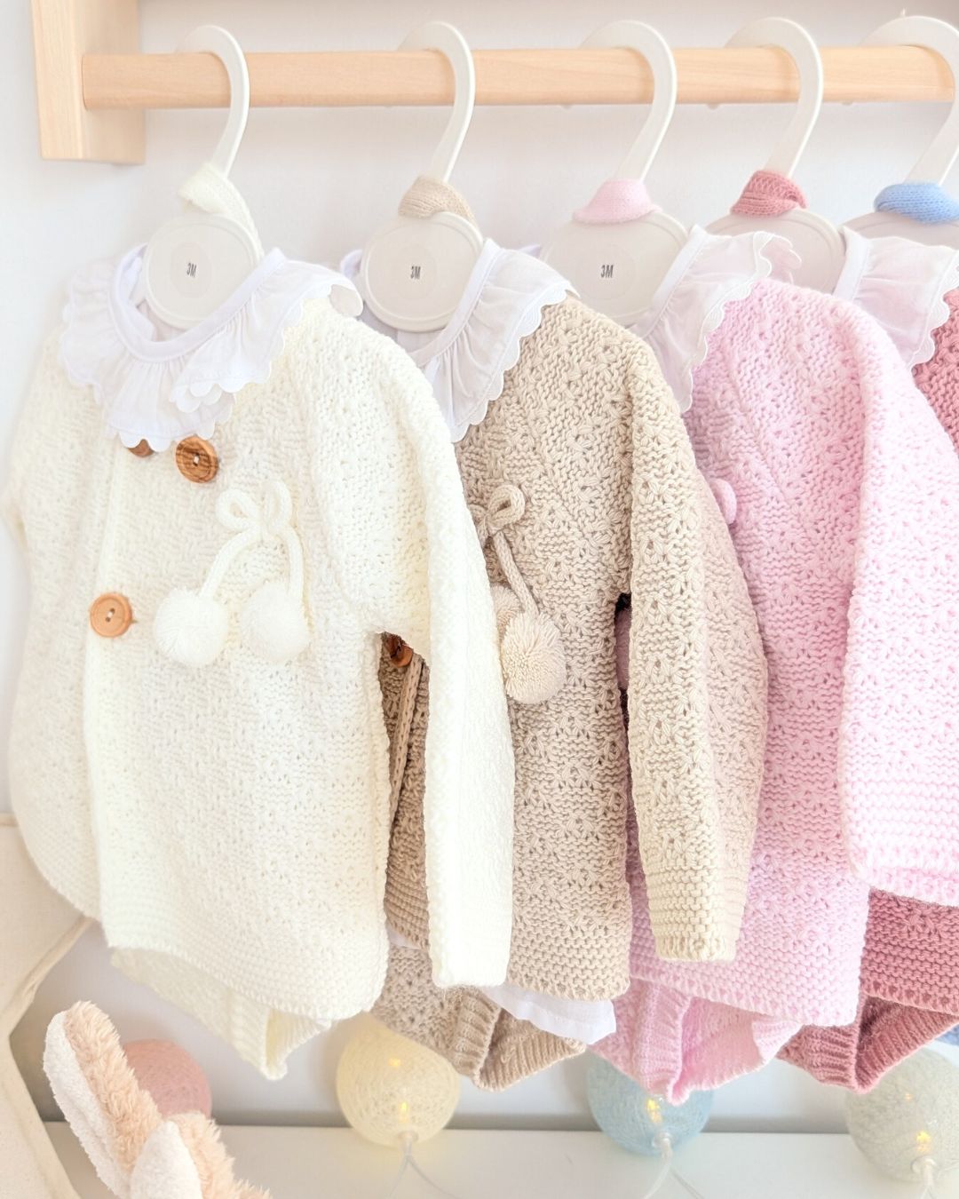 Conjunto Bebé Punto 4P Rodalquilar Crudo 27111