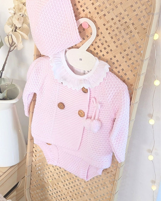 Conjunto Punto 4P Mónsul Rosa Bebé 27117