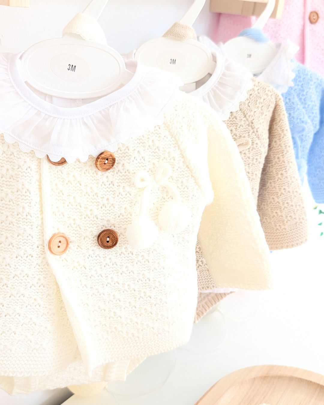 Conjunto Bebé Punto 4P Rodalquilar Crudo 27111