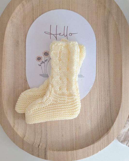 Bota Trenzas Amarillo - Juliana