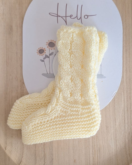 Bota Trenzas Amarillo - Juliana