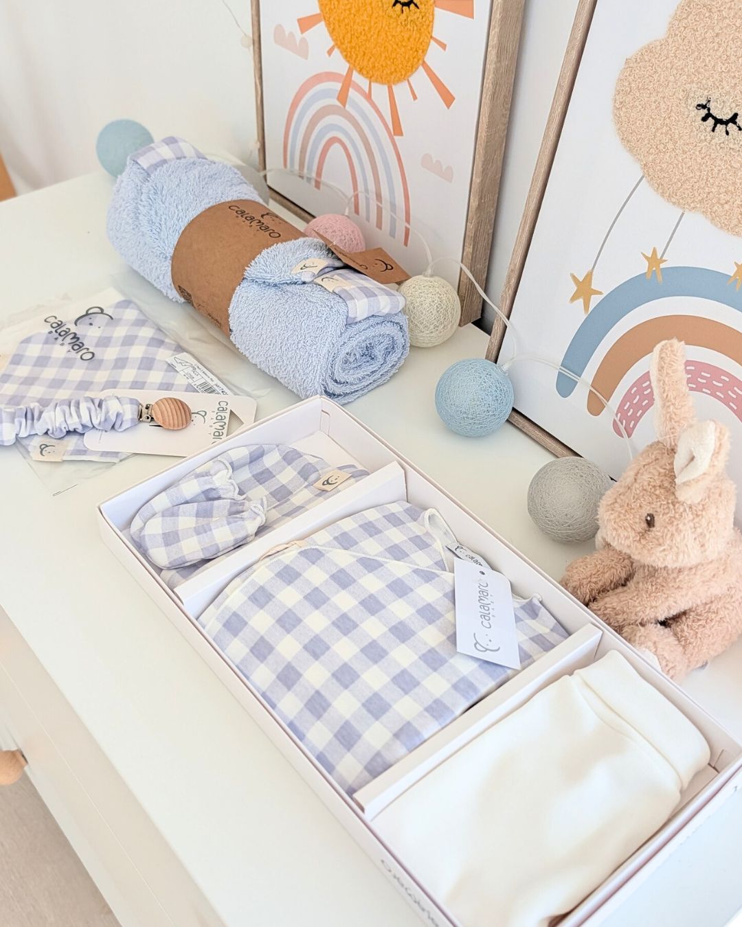 Pack Regalo Vichy Celeste - Calamaro