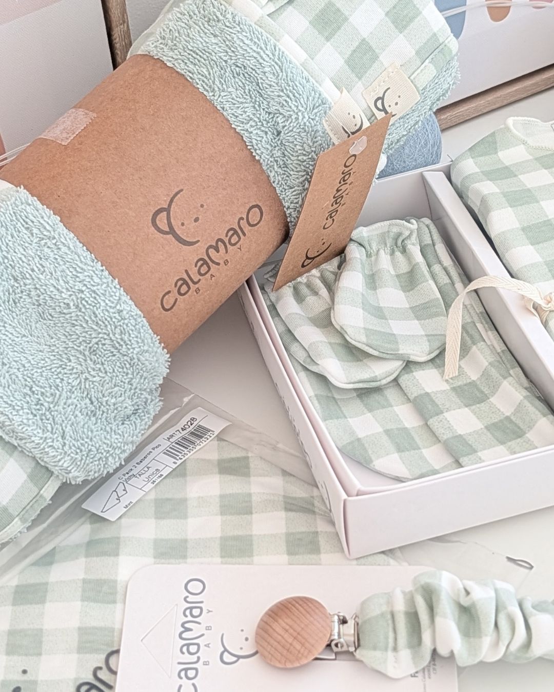 Pack Regalo Vichy Mint - Calamaro