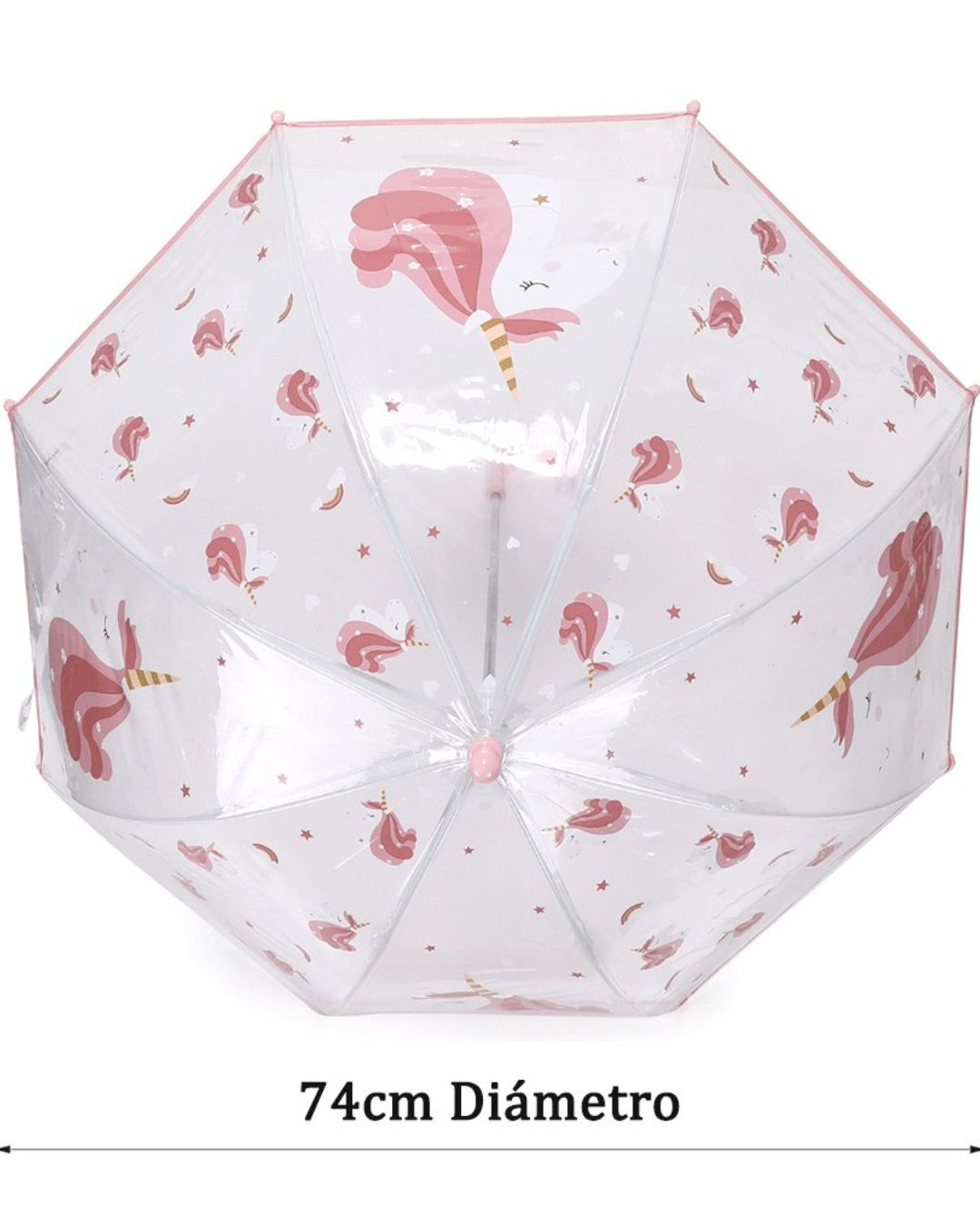 Paraguas Transparente Magical Unicorn - Tutete