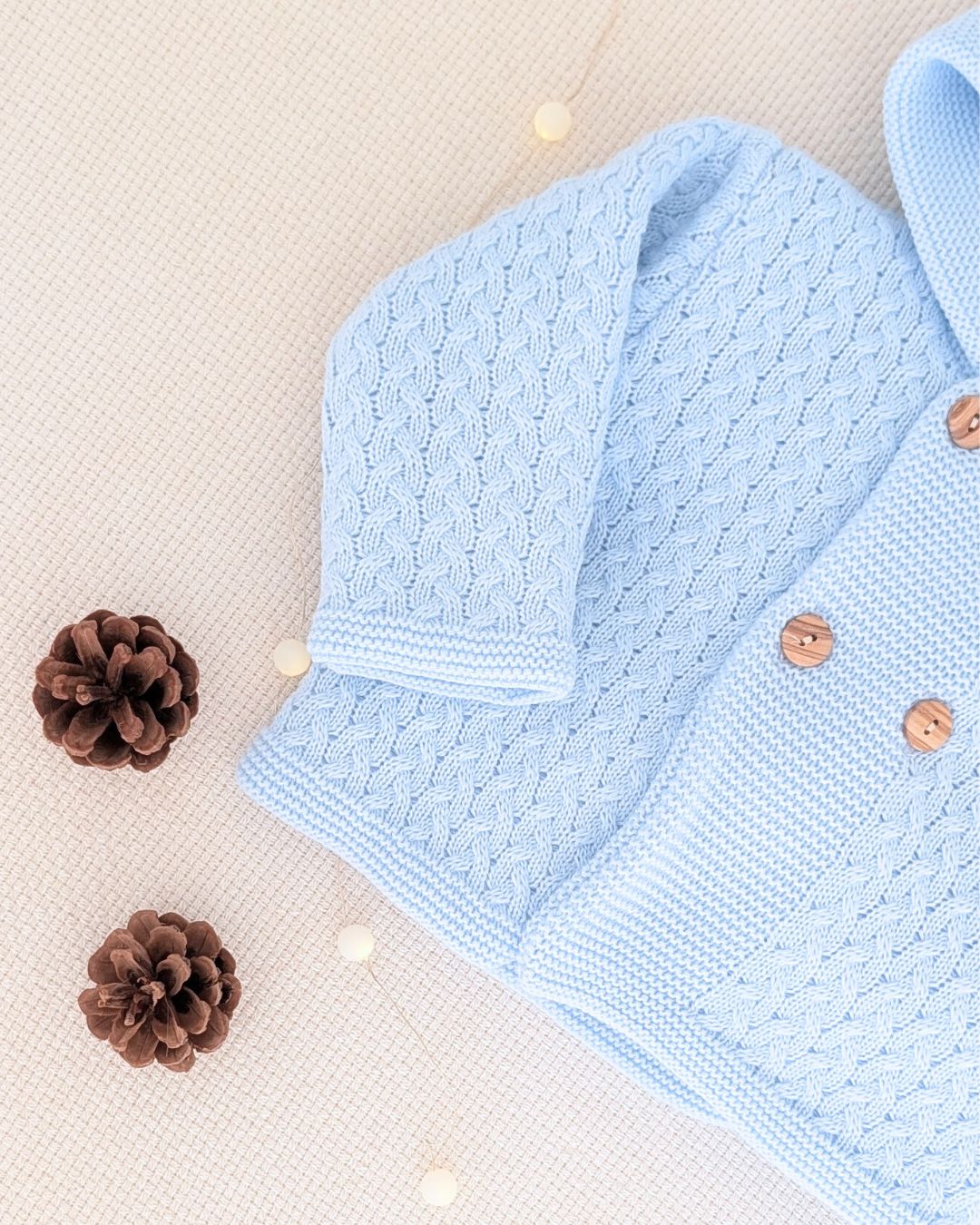 Trenka Bebé Lana Celeste