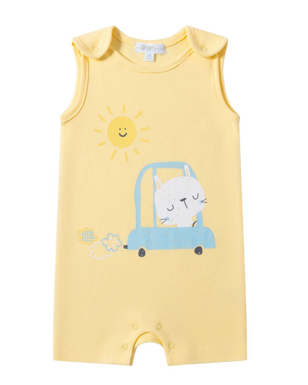 Pijama Manga Sisa Conejito Amarillo