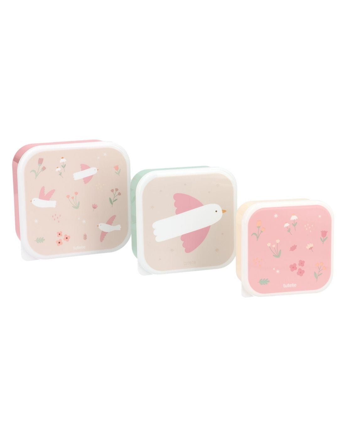 3 Cajas Almuerzo Blossom Birds 🌸🕊️- Tutete