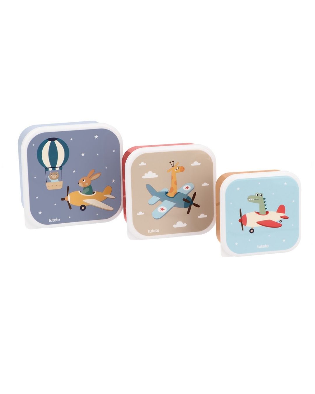 3 Cajas Almuerzo Planes 🛩️- Tutete