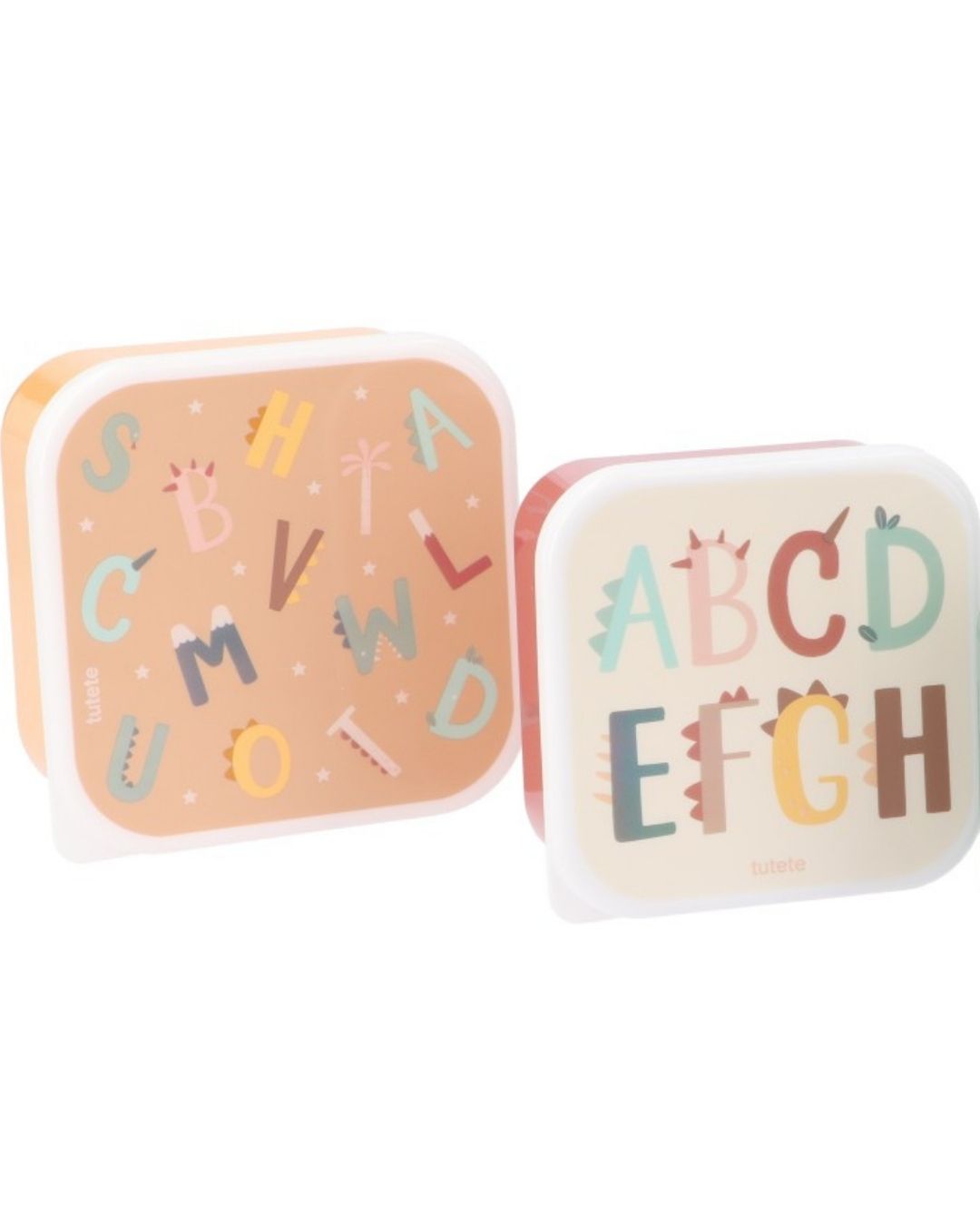 3 Cajas Almuerzo Funny Letters - Tutete