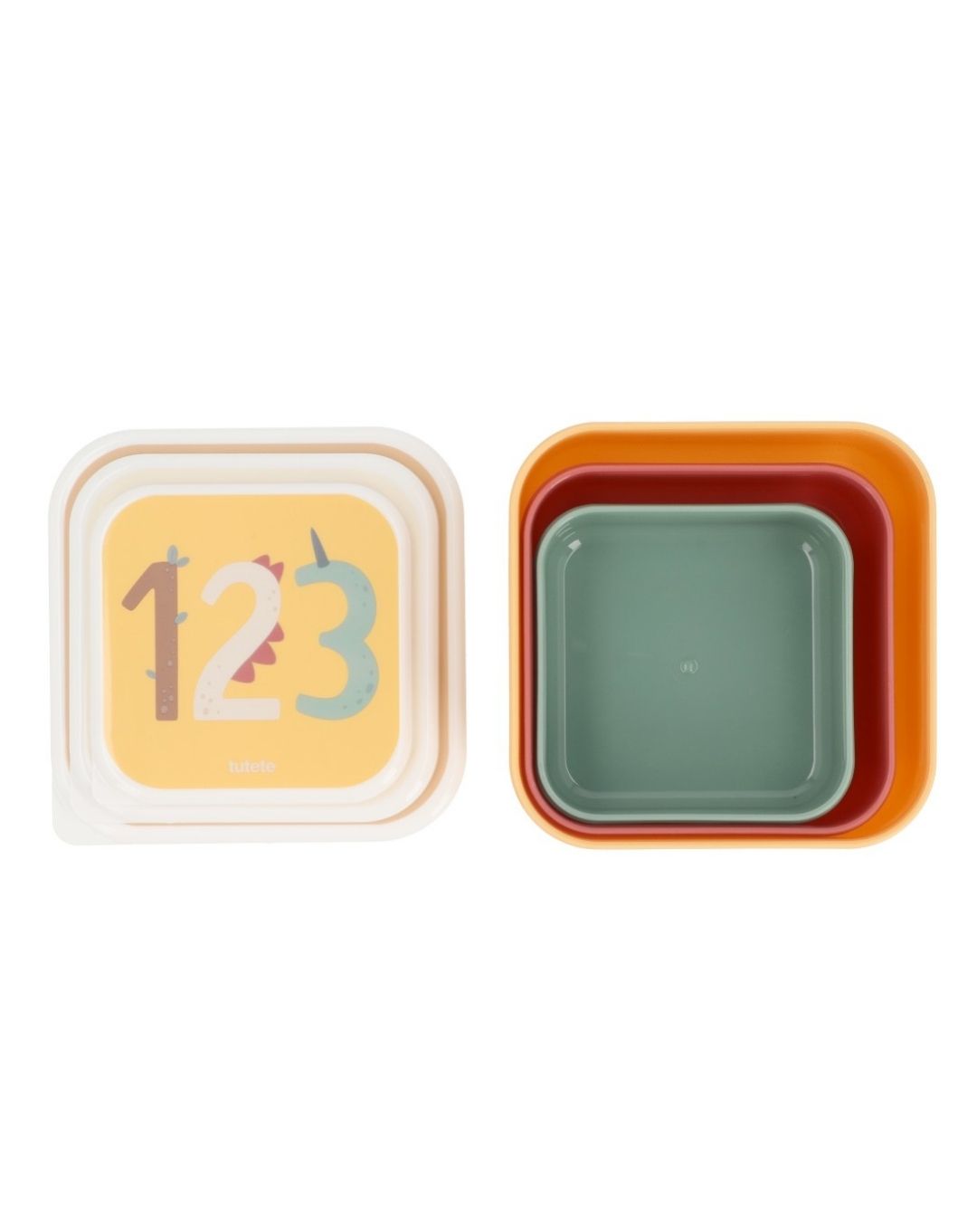 3 Cajas Almuerzo Funny Letters - Tutete