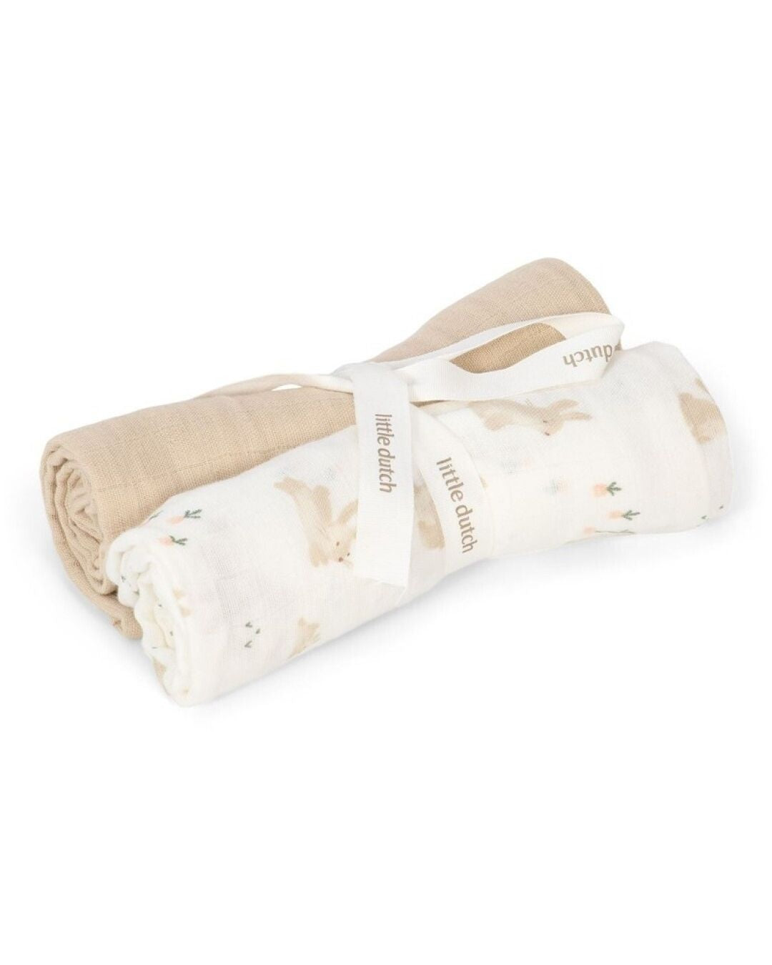 Pack 2 Muselinas 70x70 Baby Bunny - Little Dutch