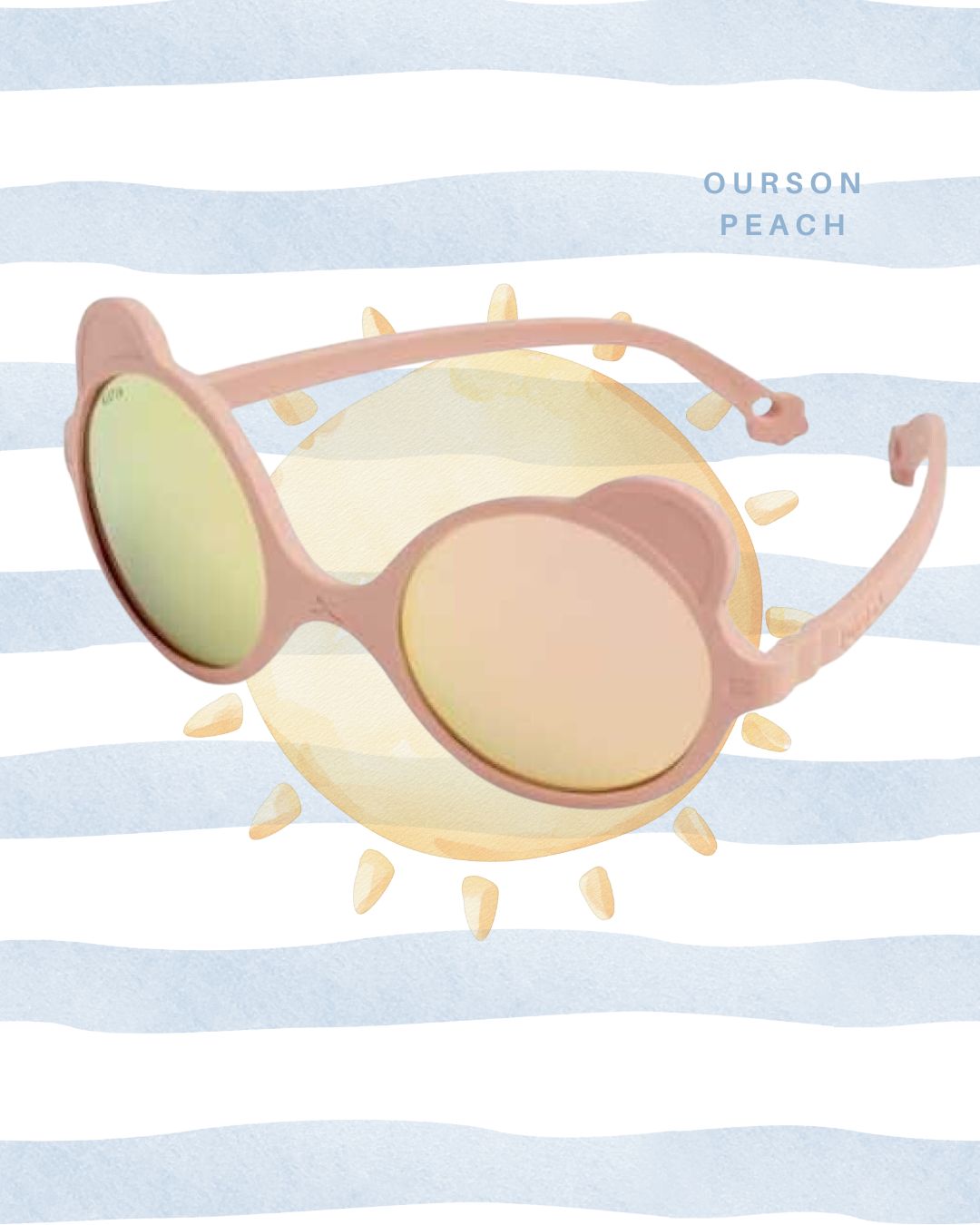 Gafas de Sol Ourson Peach - Kietla